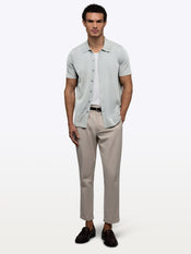Riviera Knit Button Up | Metal Signature-Fit