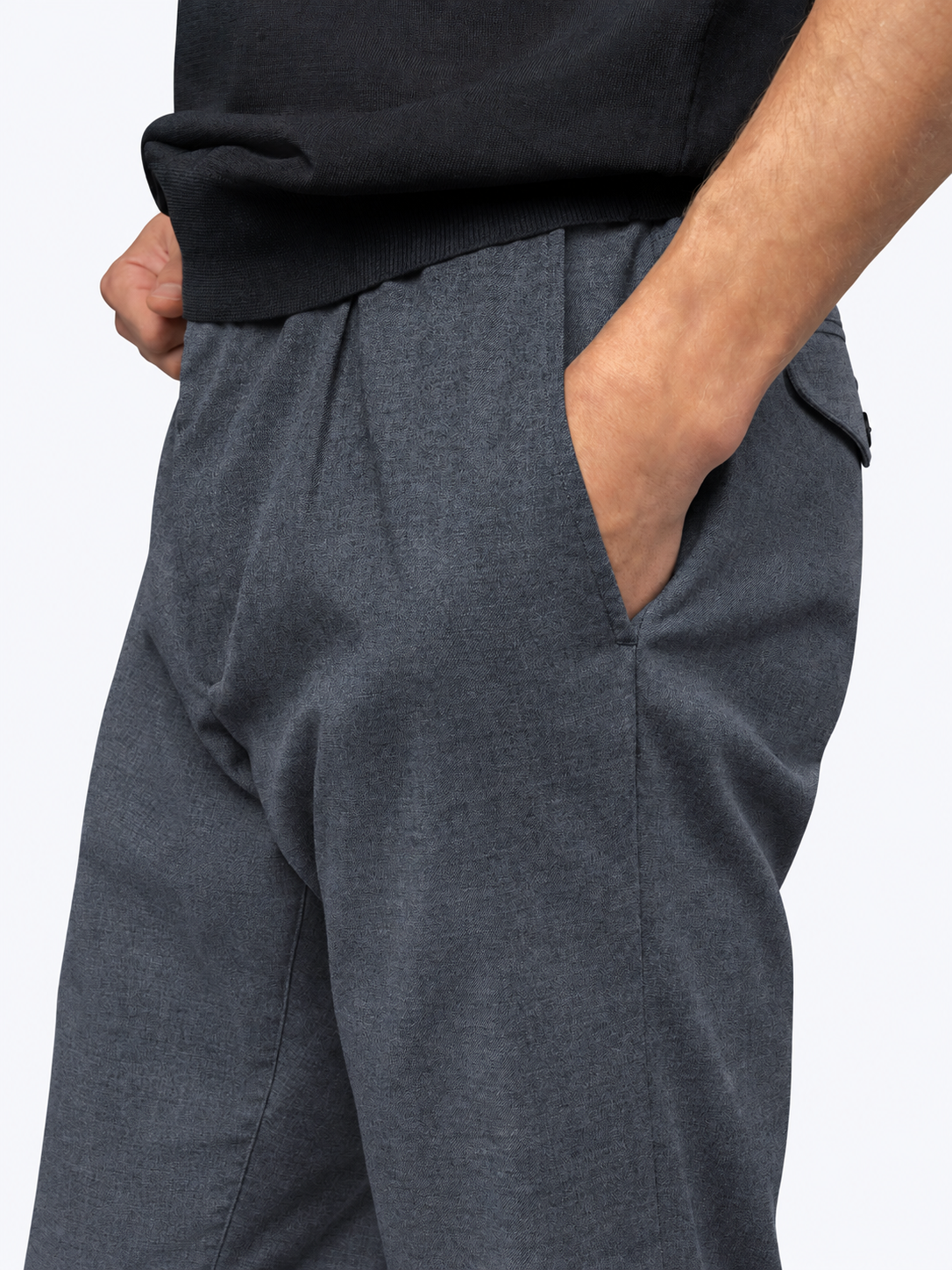 Soho Trouser | Heather Grey Classic-Fit