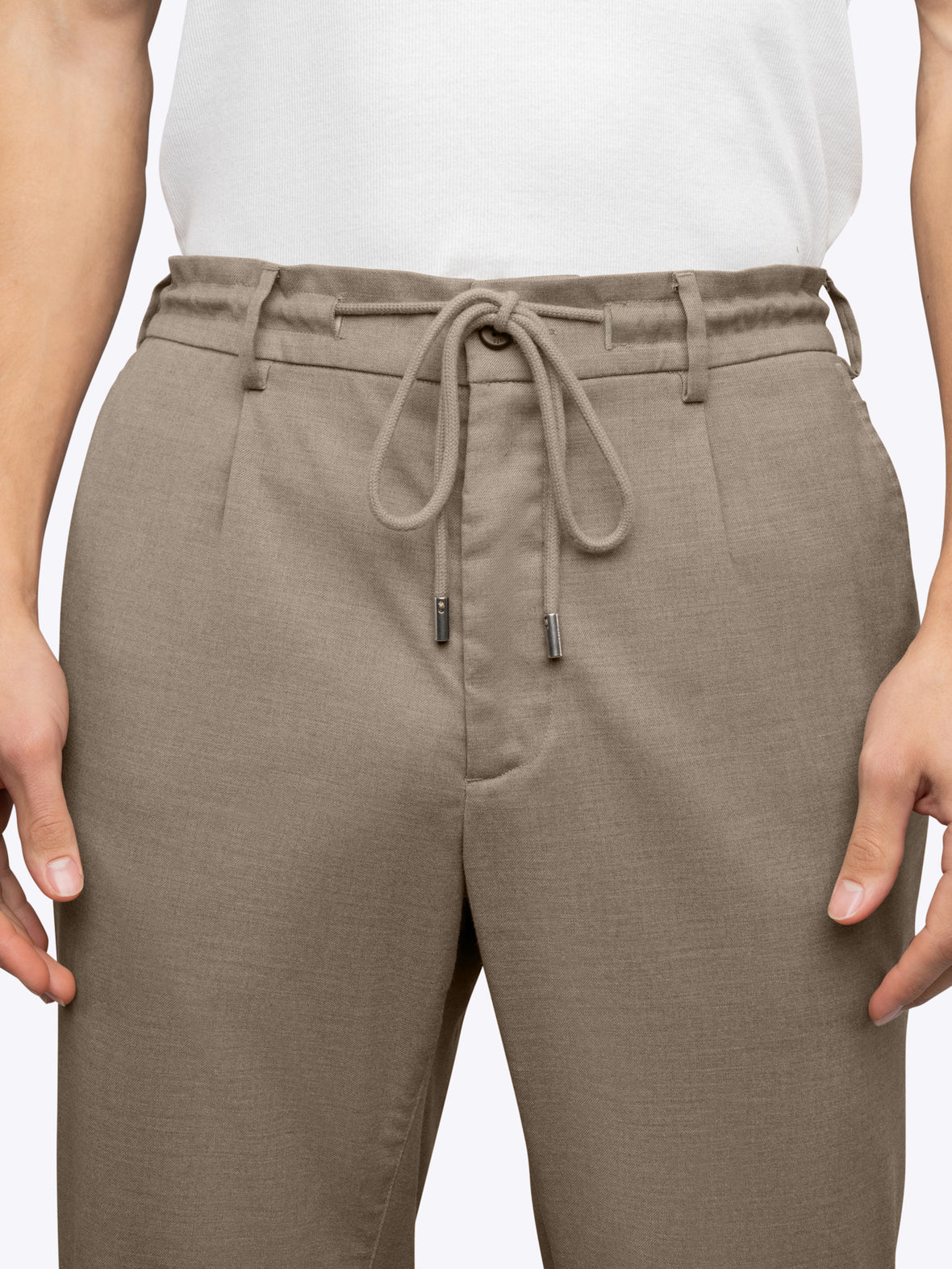 SoHo Trouser | Heather Tobacco Classic-fit