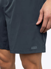 Crossover Short Lined | Iron Navy Classic-fit