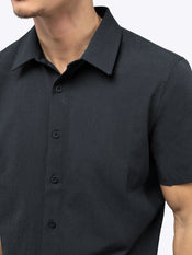 Crossover Button Up | Obsidian Signature Fit