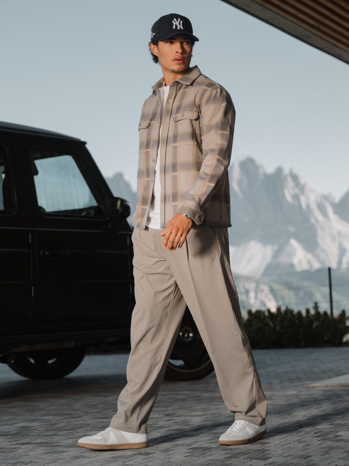 District Heavyweight Overshirt | Nimbus Plaid Classic-Fit