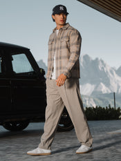 District Heavyweight Overshirt | Nimbus Plaid Classic-Fit