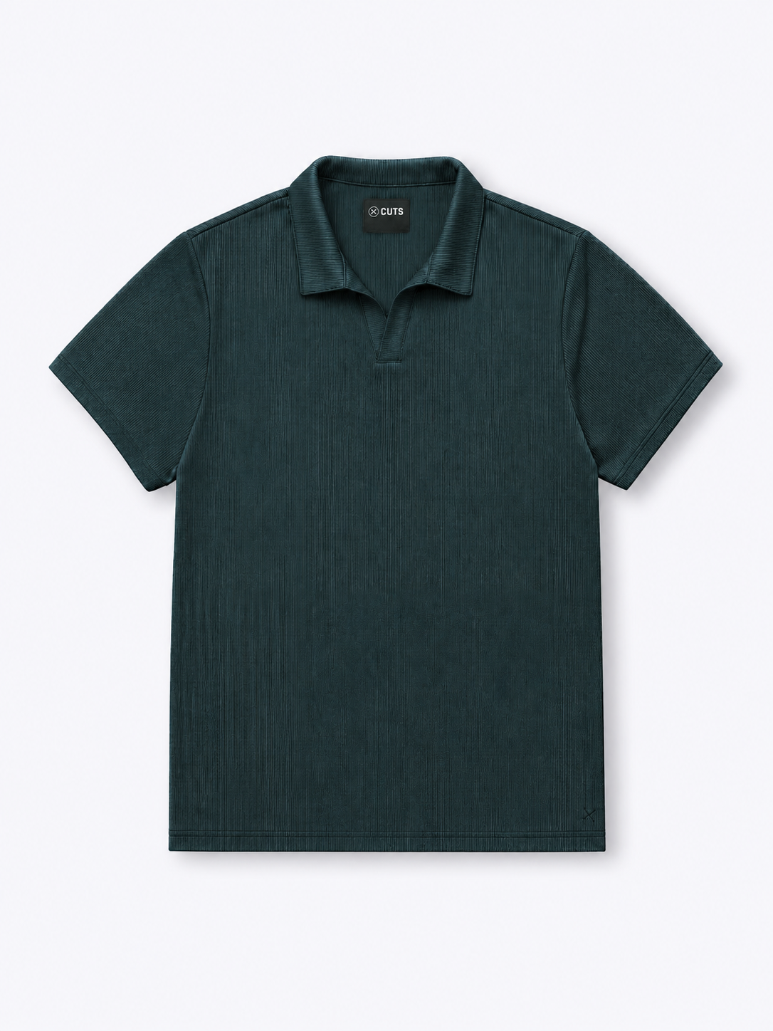 SoHo Ribbed Polo | Obsidian Signature-Fit