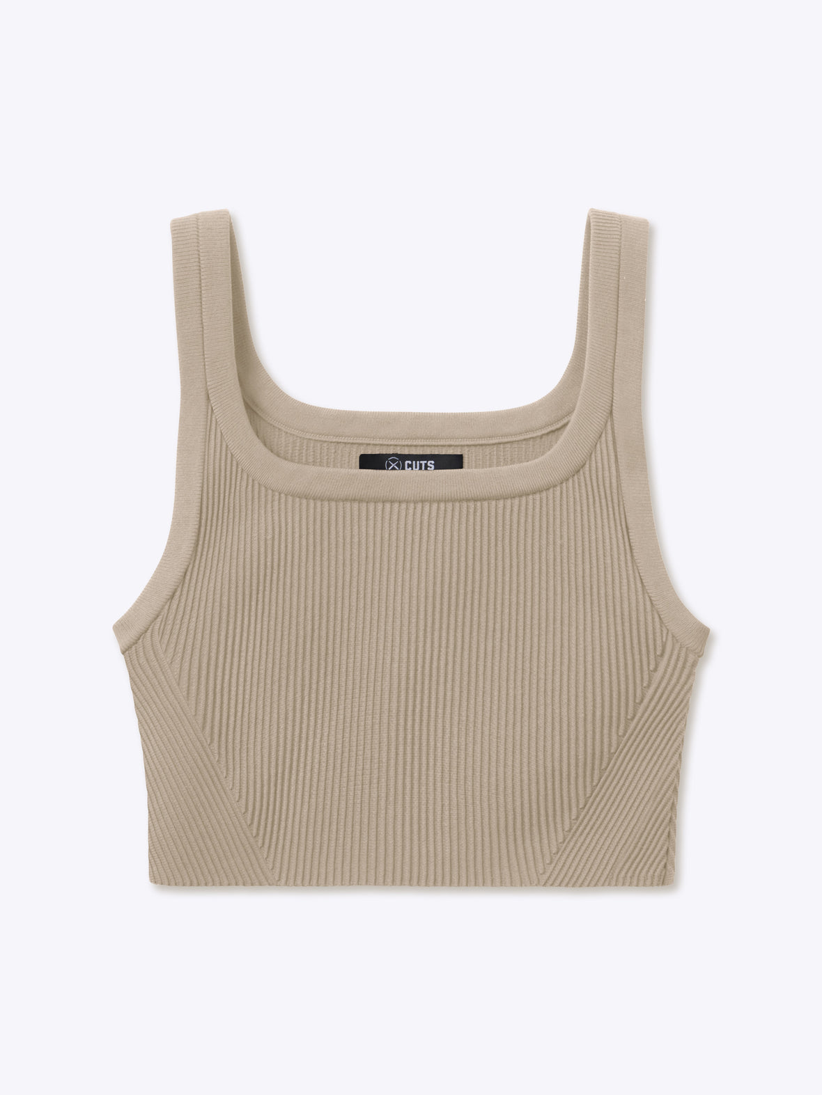 Coreflex™ Tank Cropped | Earl Grey