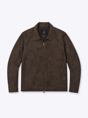 Grand Harrington Jacket | Dark Cognac Classic-Fit
