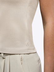 Tomboy Tee | Clay Slim-fit Tomboy-Cotton™
