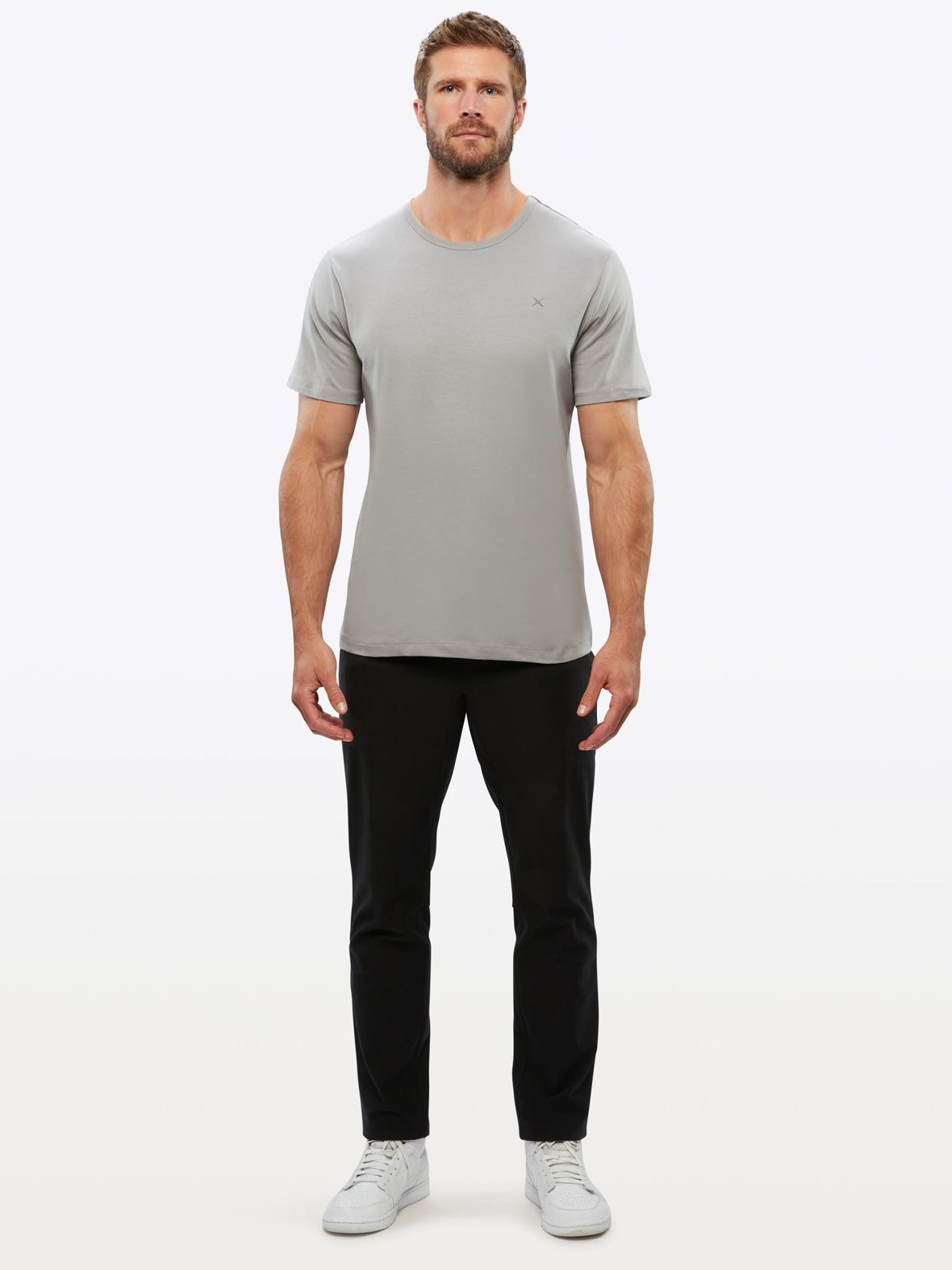 Branded Rival Tee Classic-fit | Granite Cotton PYCA