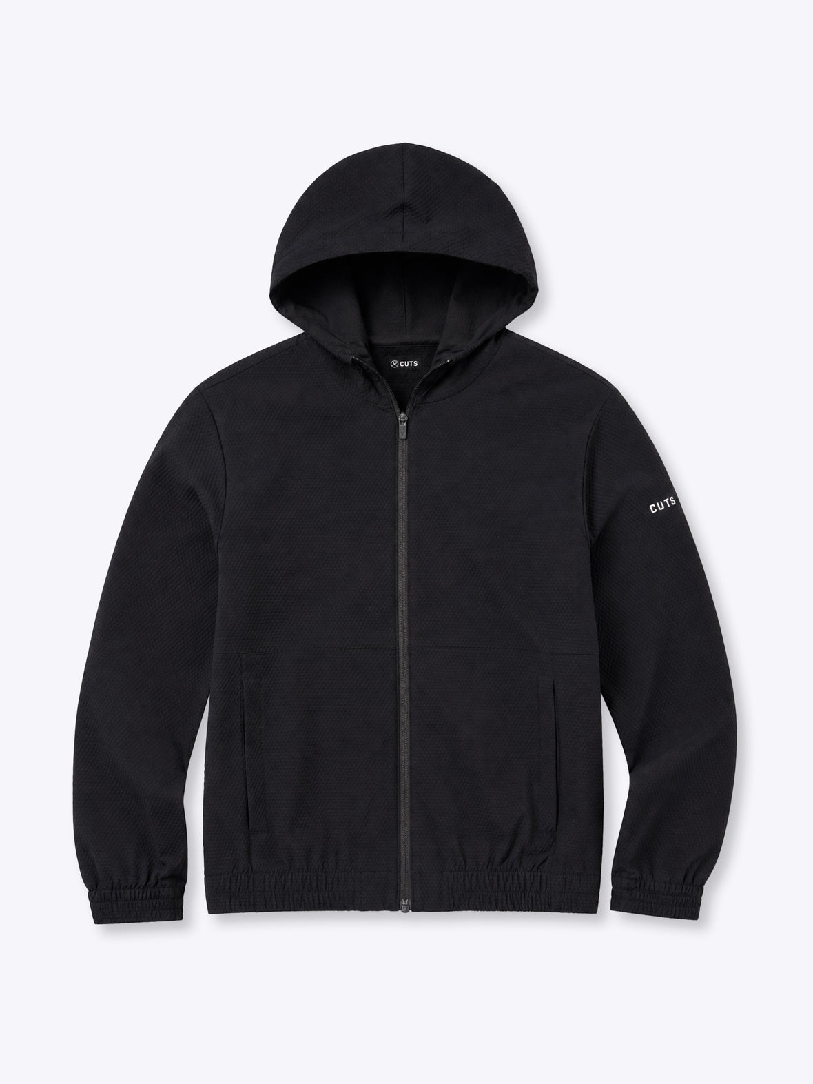 Traverse Textured Jacket | Black