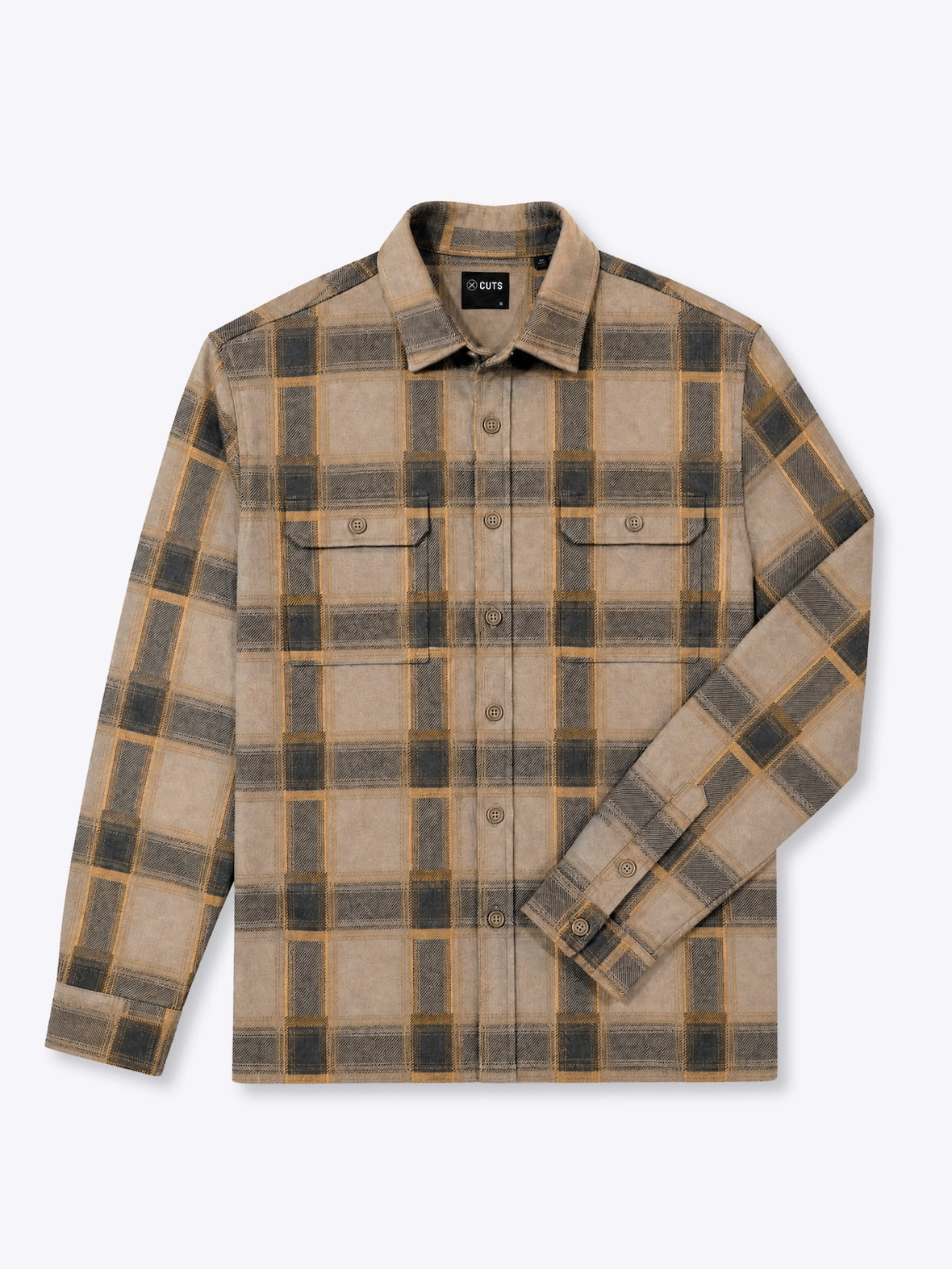 District Heavyweight Overshirt | Nimbus Plaid Classic-Fit