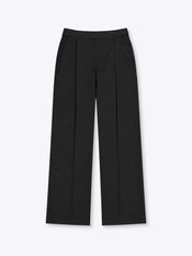 Foundation-Air Relaxed Pleated Trouser | Black Relaxed-Fit