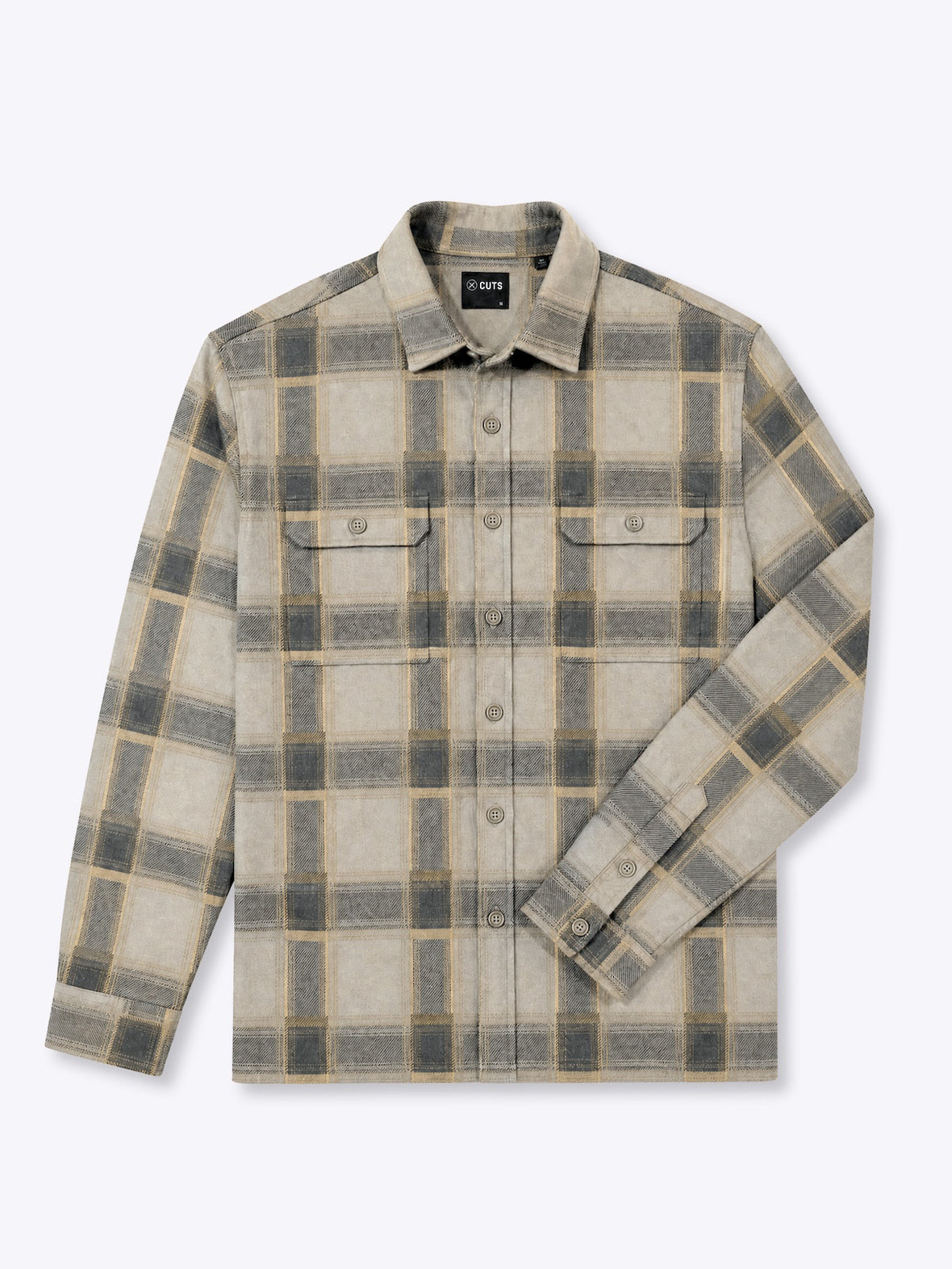 District Heavyweight Overshirt | Nimbus Plaid Classic-Fit
