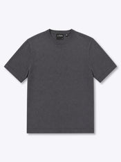 Riviera Luxe Knit Crewneck Tee | Dark Heathered Grey Signature-Fit