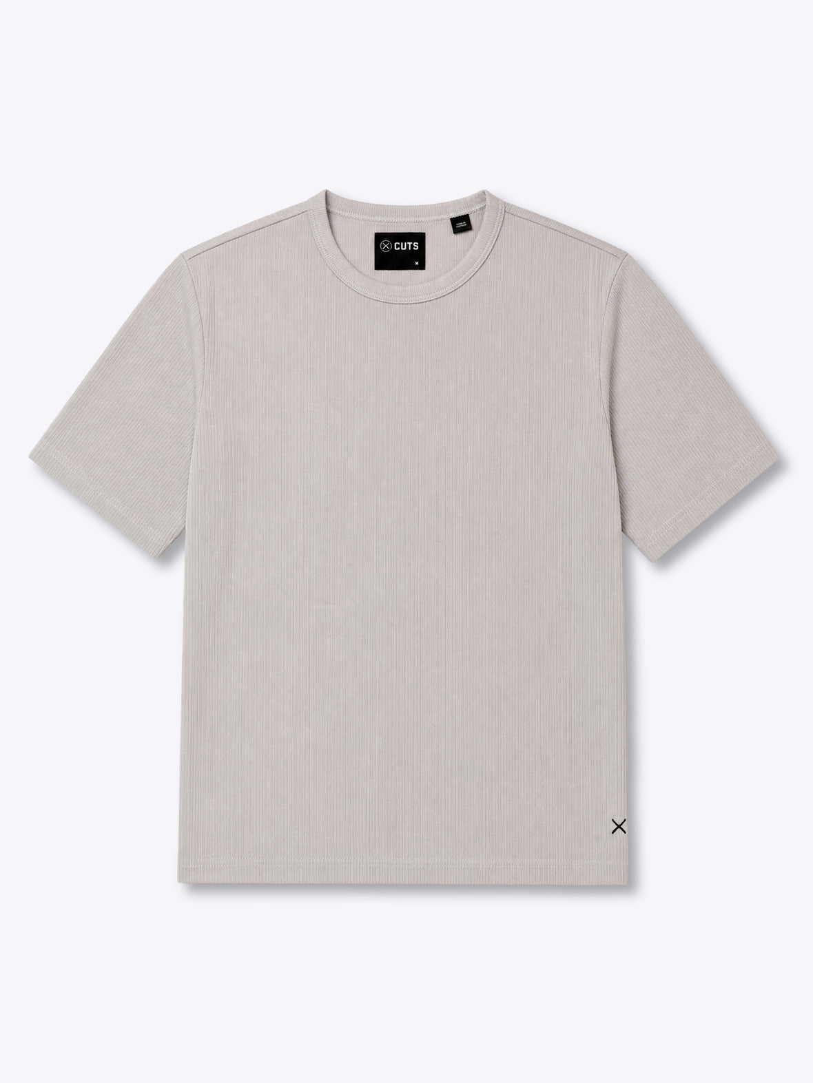 SoHo Ribbed Crewneck Tee | Vapor