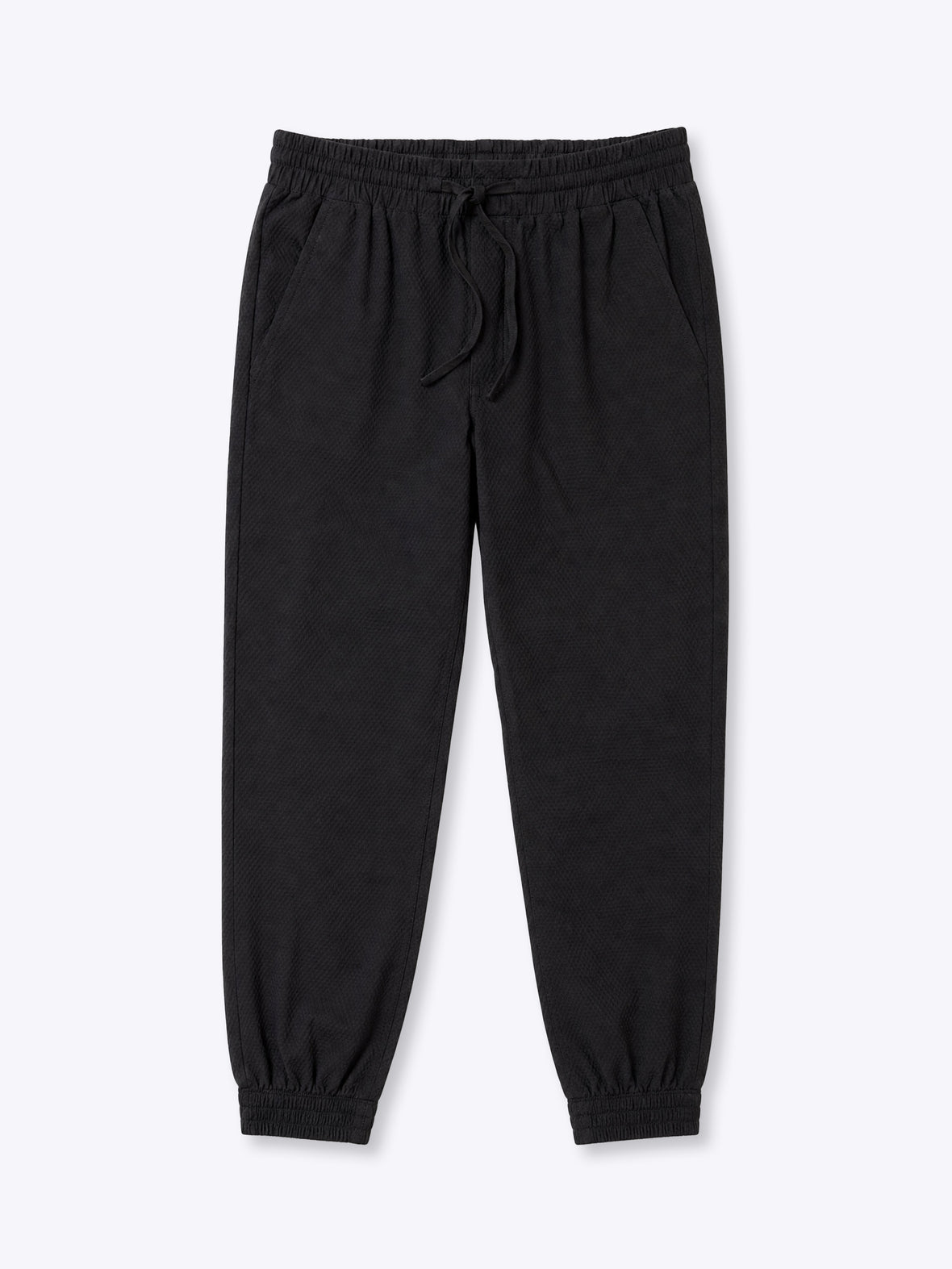 Traverse Textured Jogger | Black Modern-Slim