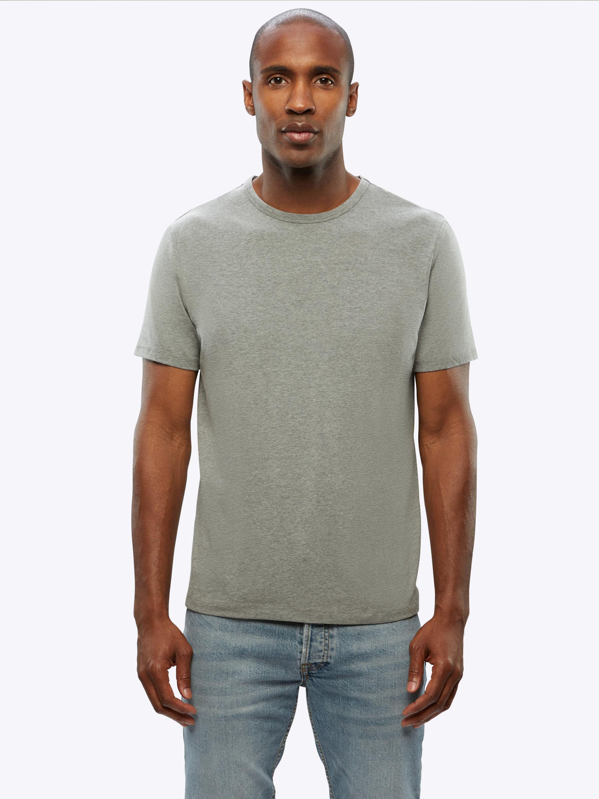 Rival Tee Classic-fit | Heather Grey Cotton PYCA