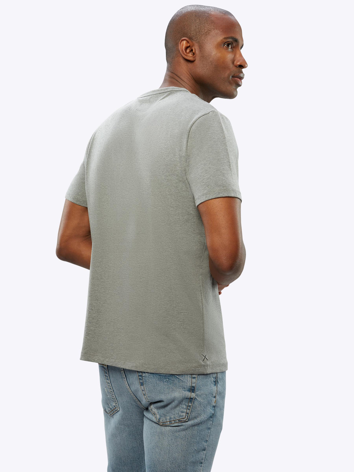 Rival Tee Classic-fit | Heather Grey Cotton PYCA