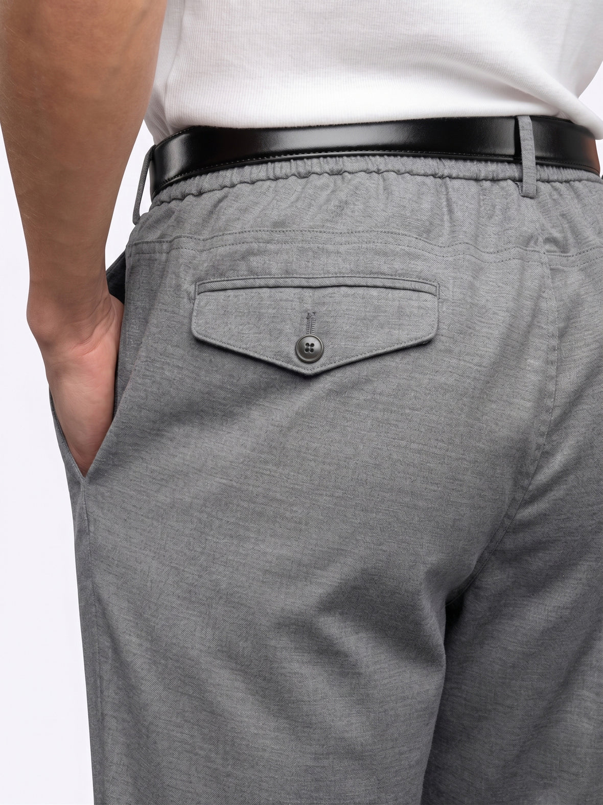 SoHo Trouser | Heather Charcoal Classic-fit