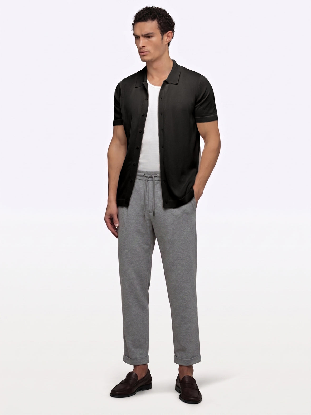 SoHo Trouser | Heather Charcoal Classic-fit