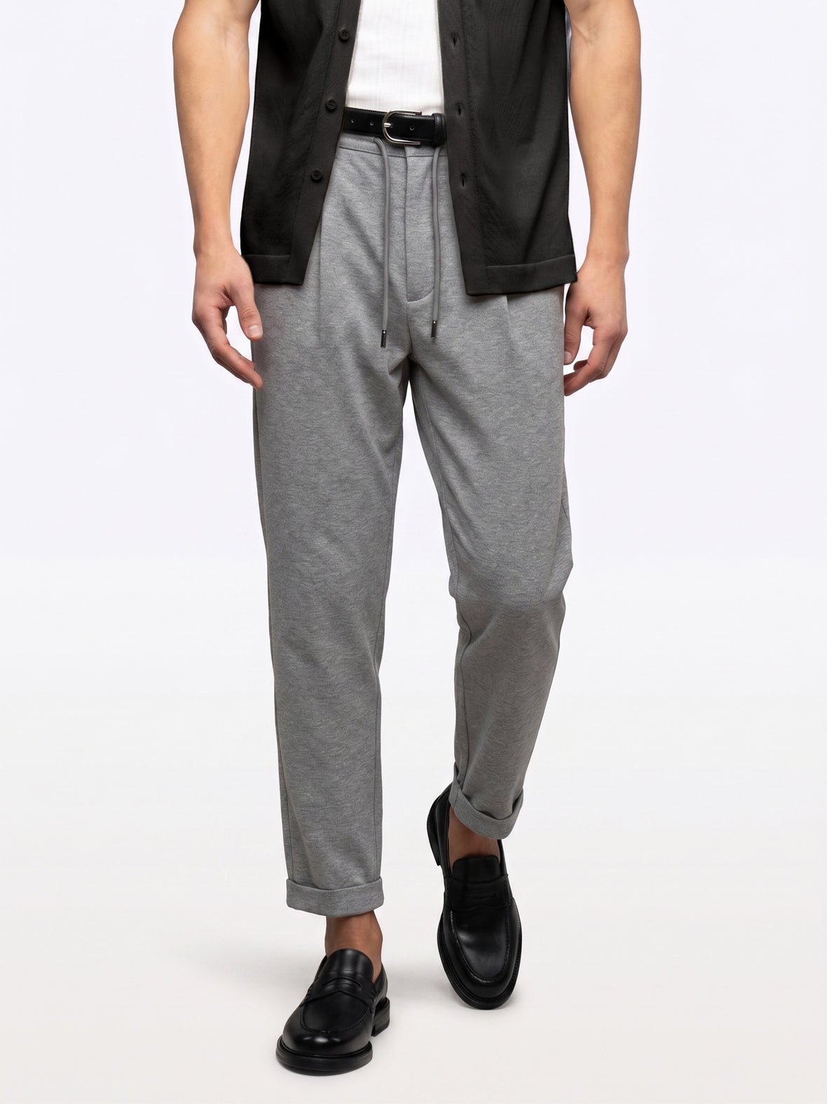 SoHo Trouser | Heather Charcoal Classic-fit