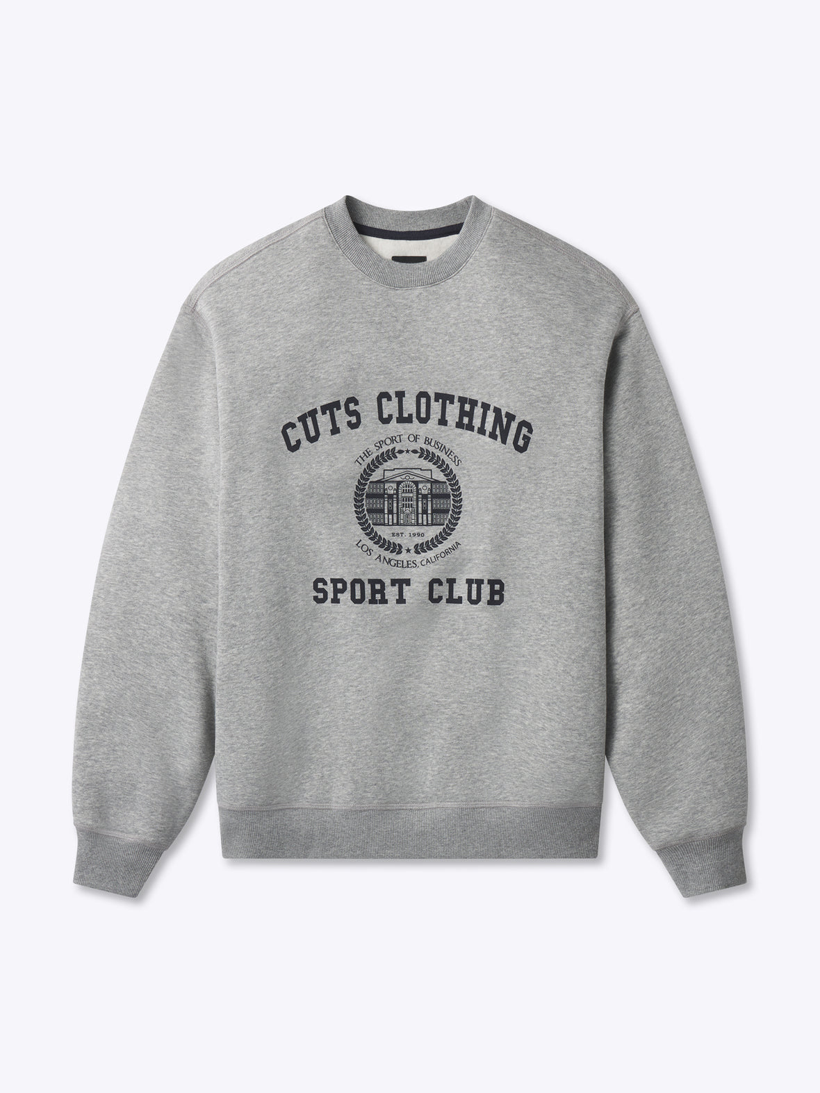 Sport Club Pullover | Heather Grey Classic-Fit