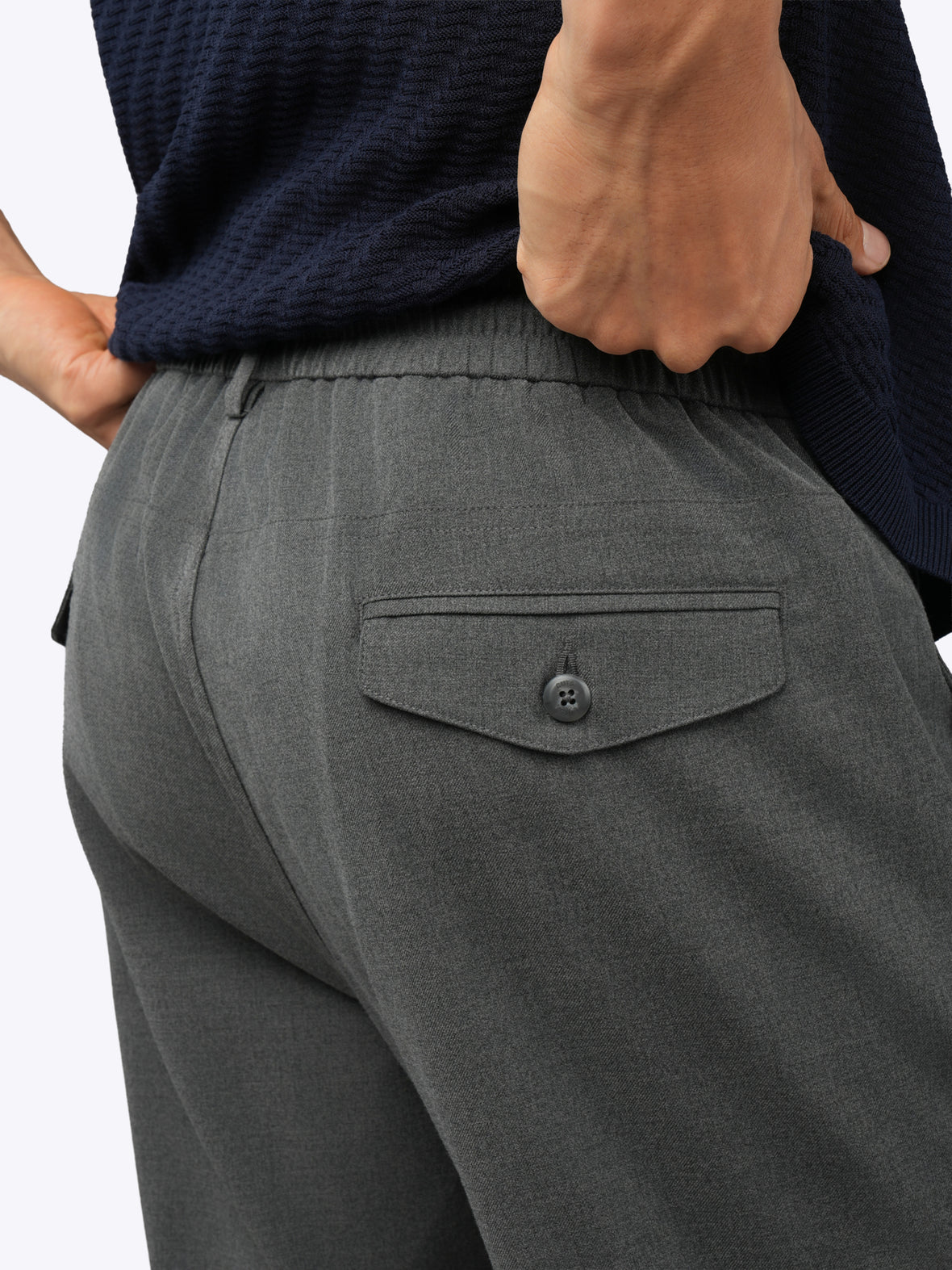 Soho Trouser | Heather Grey Classic-Fit