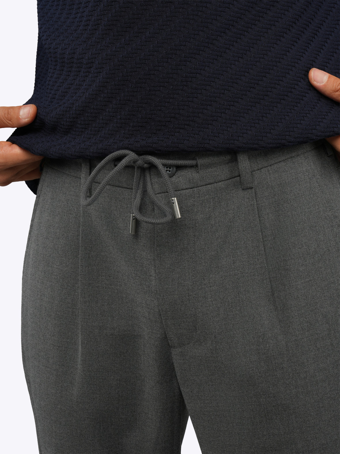 Soho Trouser | Heather Grey Classic-Fit