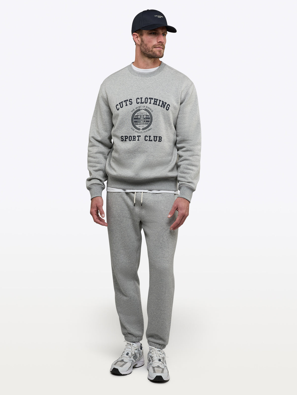 Sport Club Pullover | Heather Grey Classic-Fit