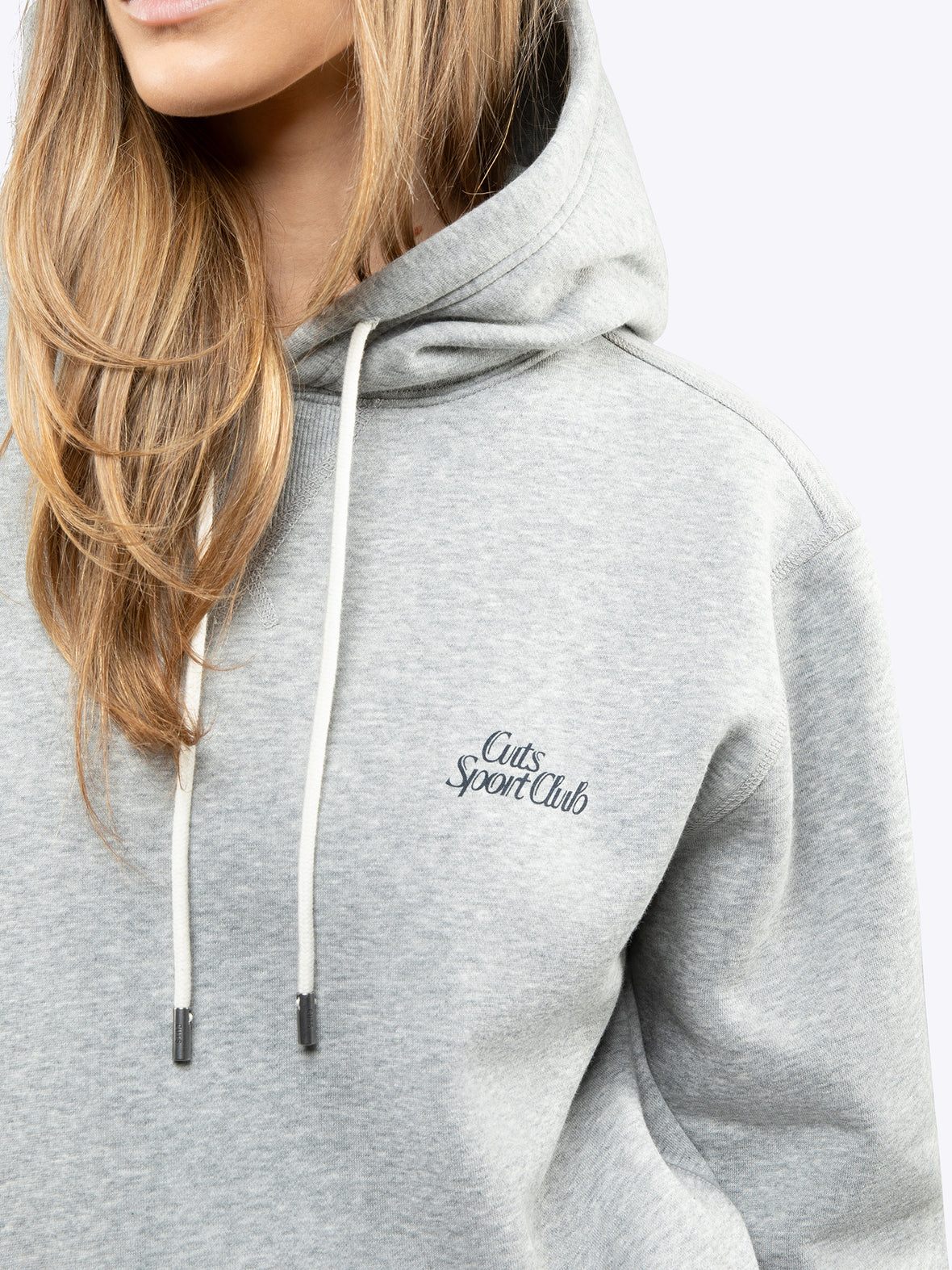 Sport Club Hoodie | Heather Grey Classic-Fit