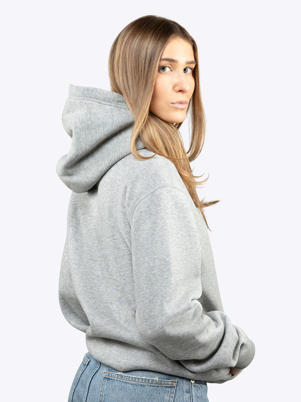 Sport Club Hoodie | Heather Grey Classic-Fit