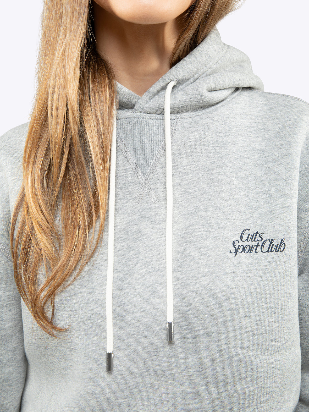 Sport Club Hoodie | Heather Grey Classic-Fit