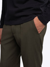SoHo Trouser | Heather Olive Classic-fit