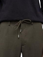 SoHo Trouser | Heather Olive Classic-fit