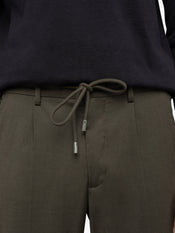 Riviera Tee + SoHo Trouser Fit Bundle – SoHo Trouser | Heather Olive Classic-fit