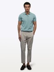 Riviera Knit Polo | Isle Blue Signature-Fit
