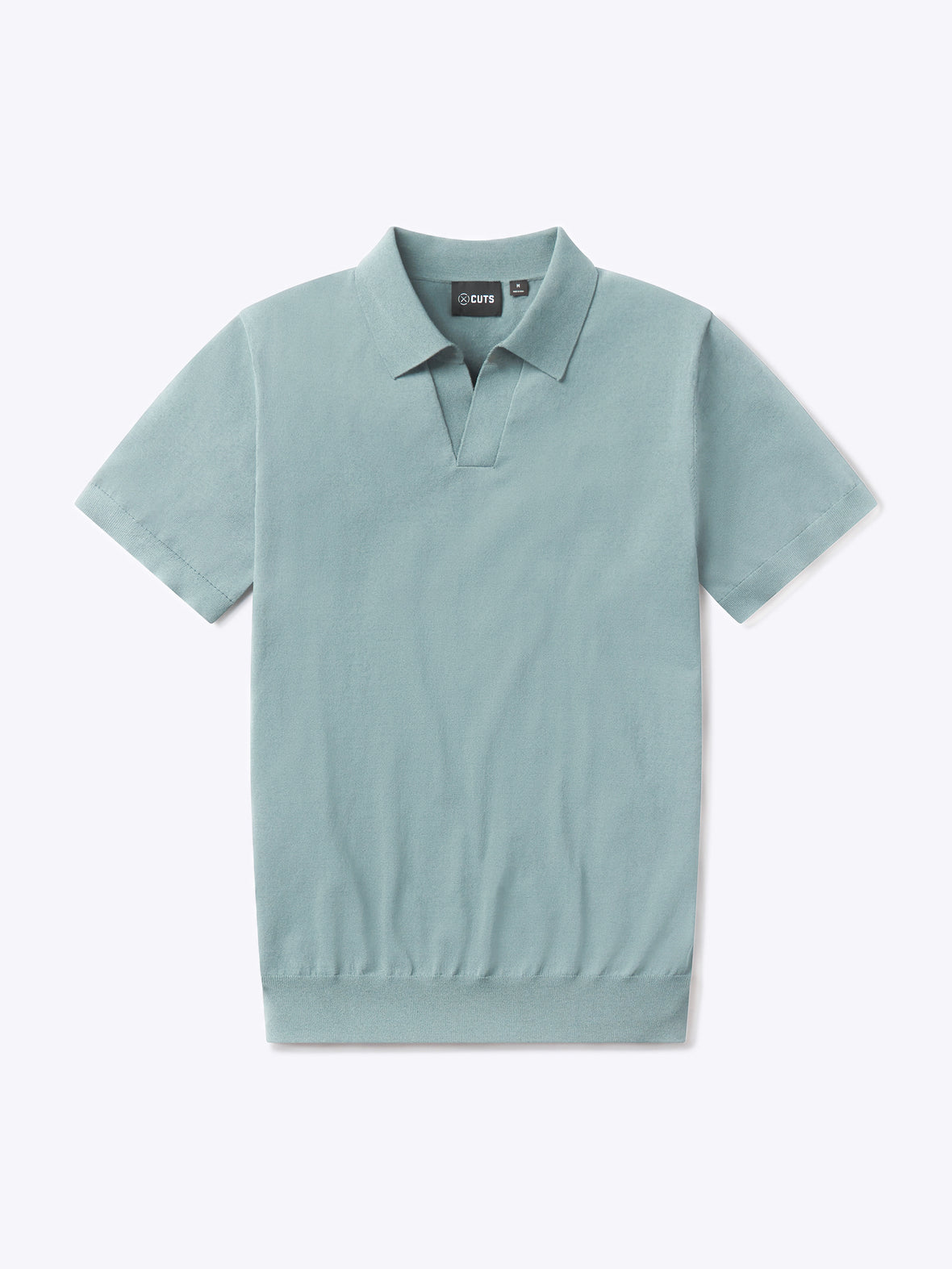 Riviera Knit Polo | Isle Blue Signature-Fit