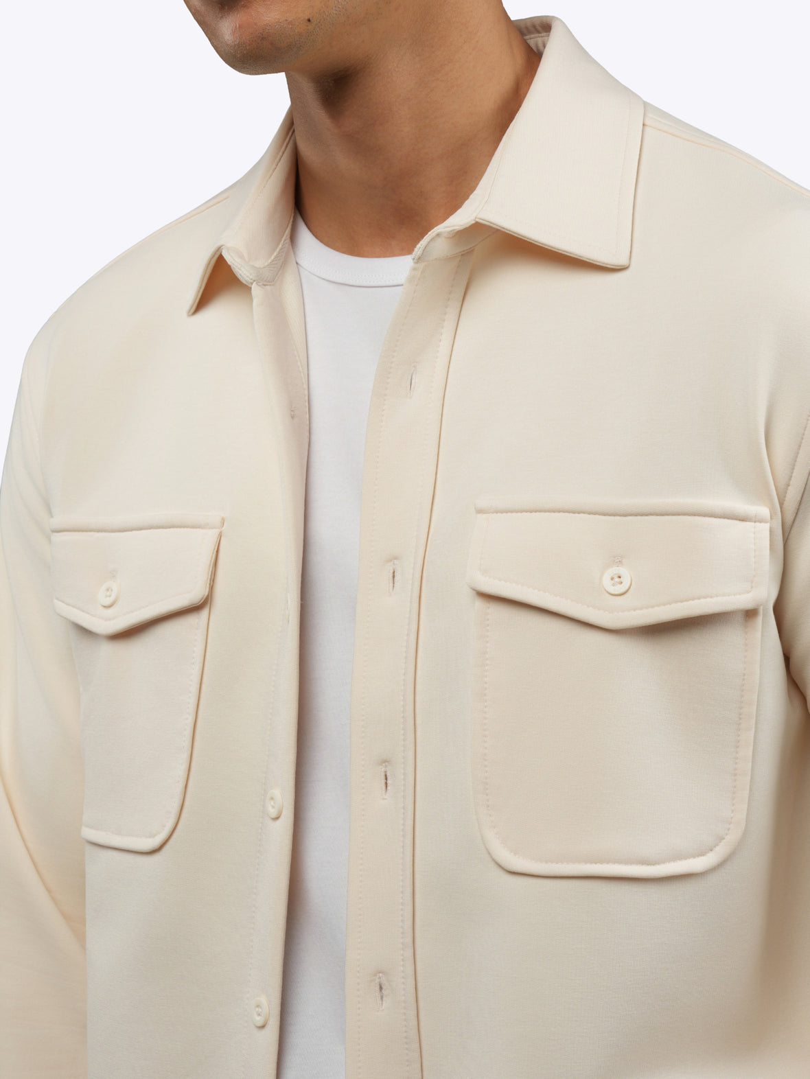 Hyperloop Overshirt | Ivory Signature-Fit