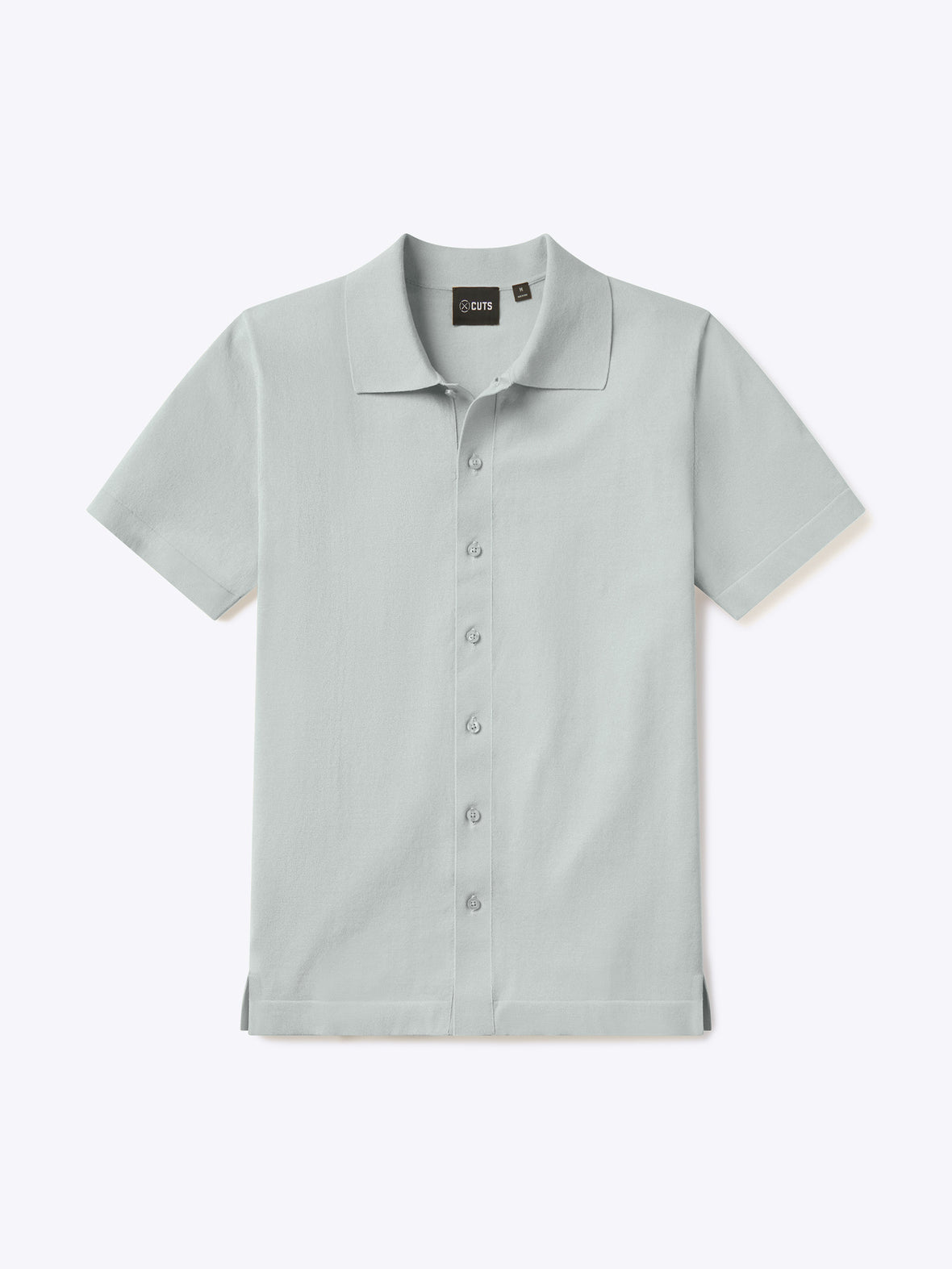 Riviera Knit Button Up | Metal Signature-Fit