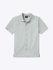Riviera Knit Button Up | Metal Signature-Fit