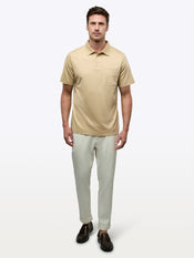 Soho Interlock Polo | Linen Classic-fit
