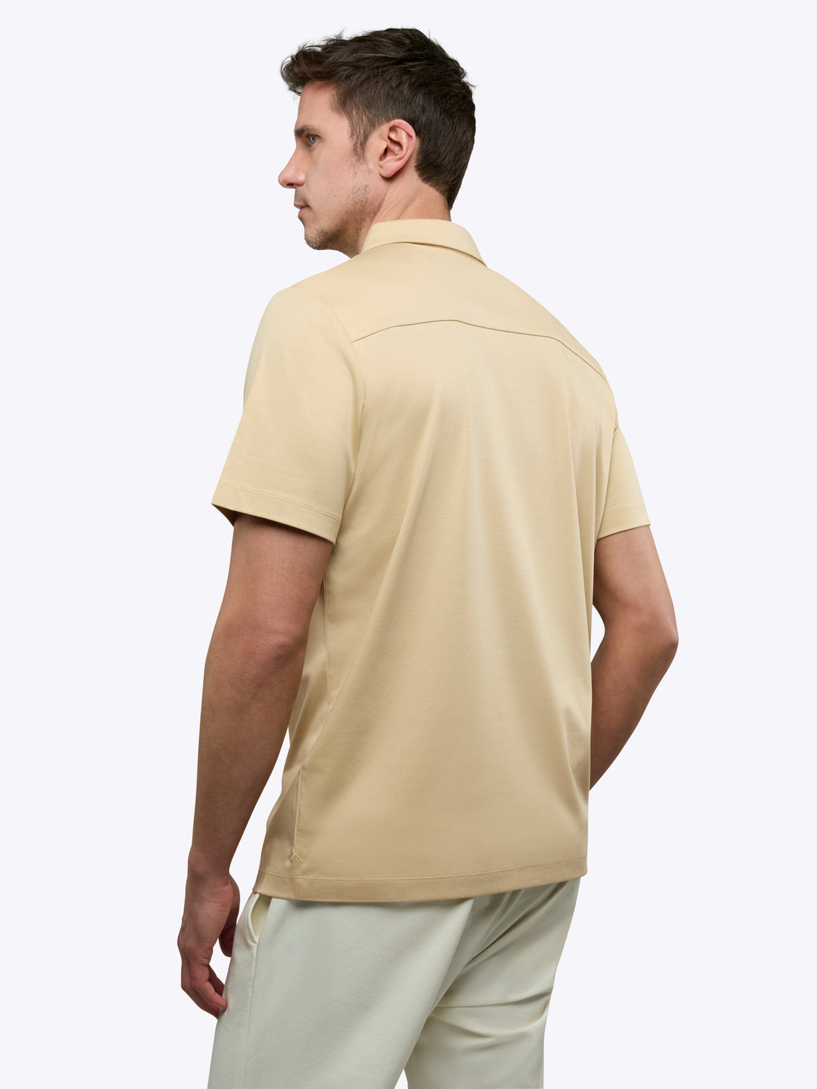 Soho Interlock Polo | Linen Classic-fit