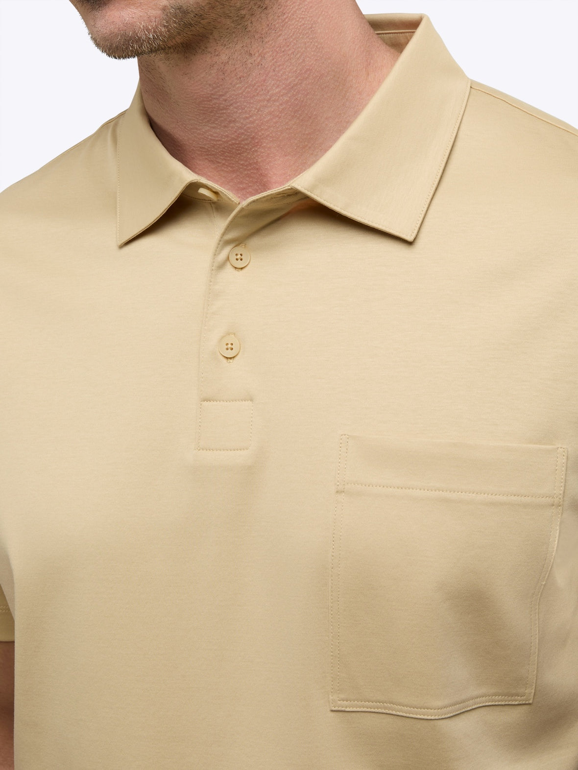 Soho Interlock Polo | Linen Classic-fit