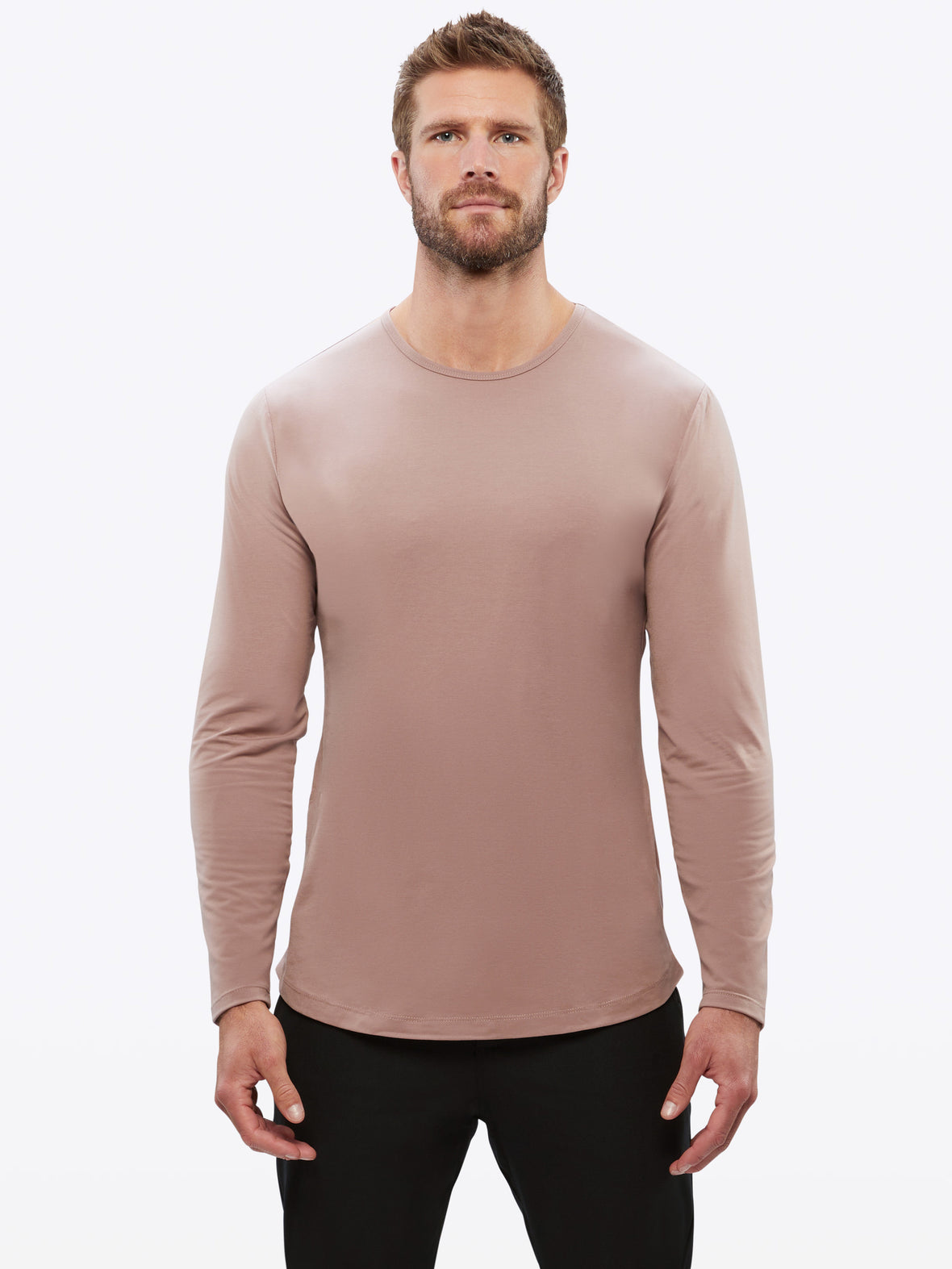 AO L/S Curve-Hem Tee 5-Pack