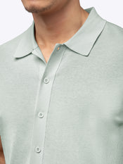 Riviera Knit Button Up | Mercury Signature-Fit