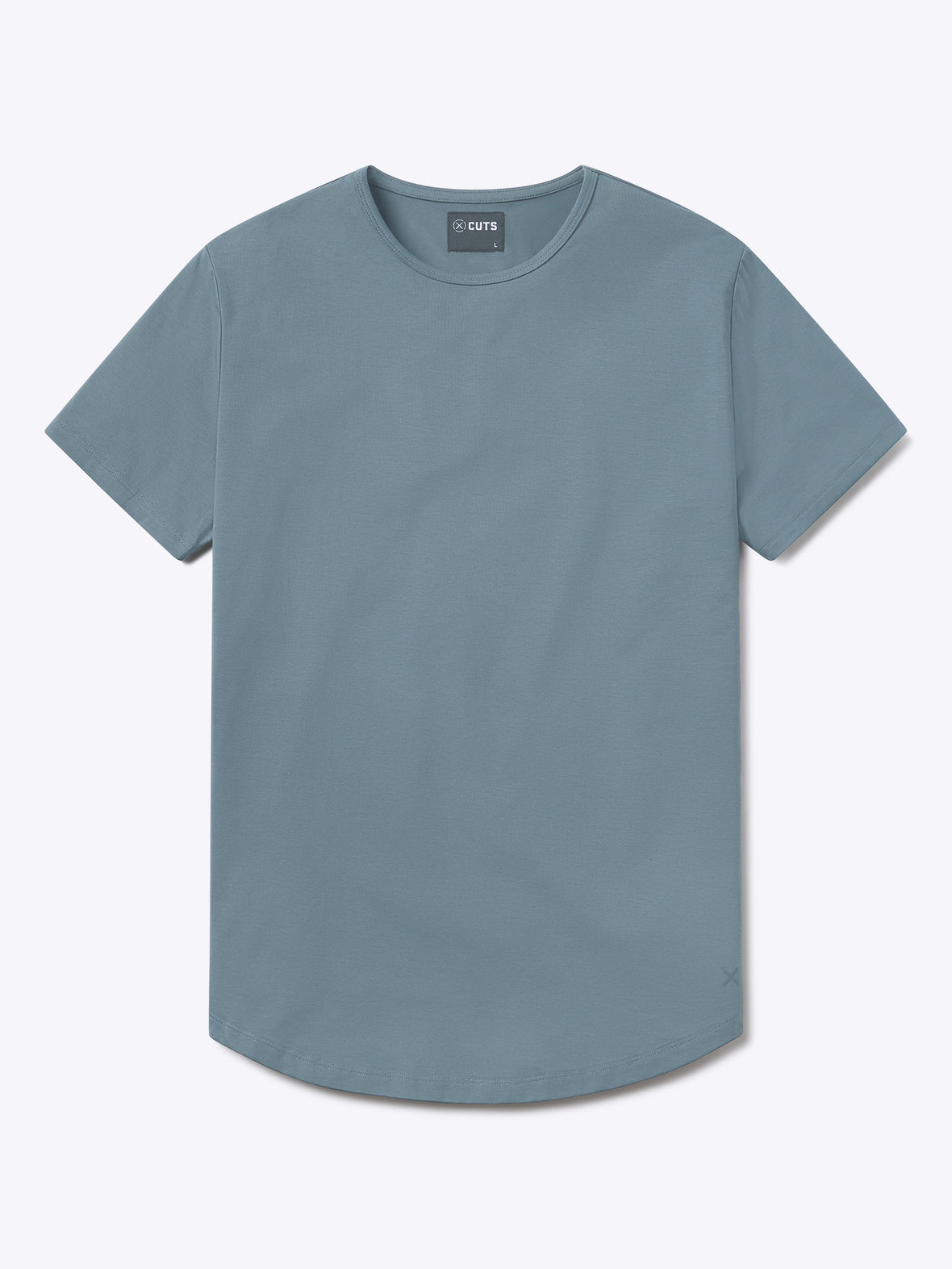 AO Curve-Hem Tee | Naples Blue Signature-Fit PYCA Pro®