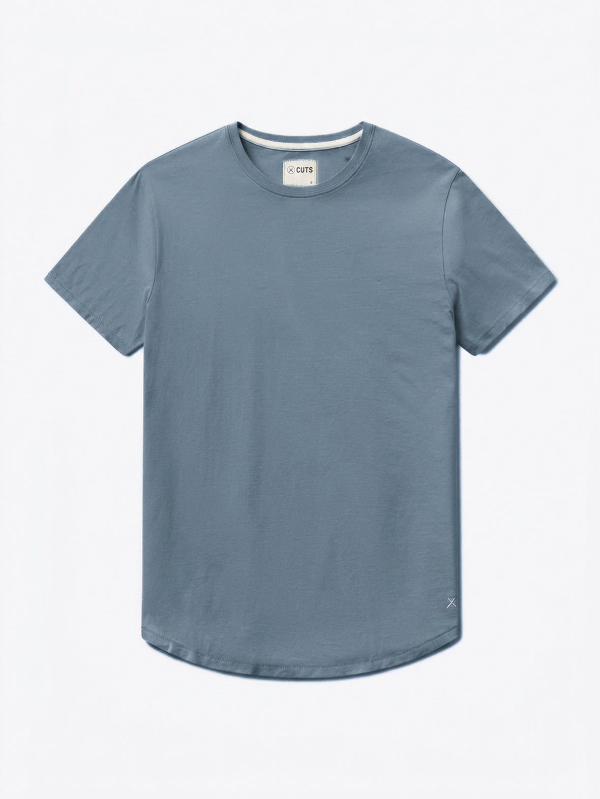 Featherlight Pima Tee | Naples Blue Signature-fit