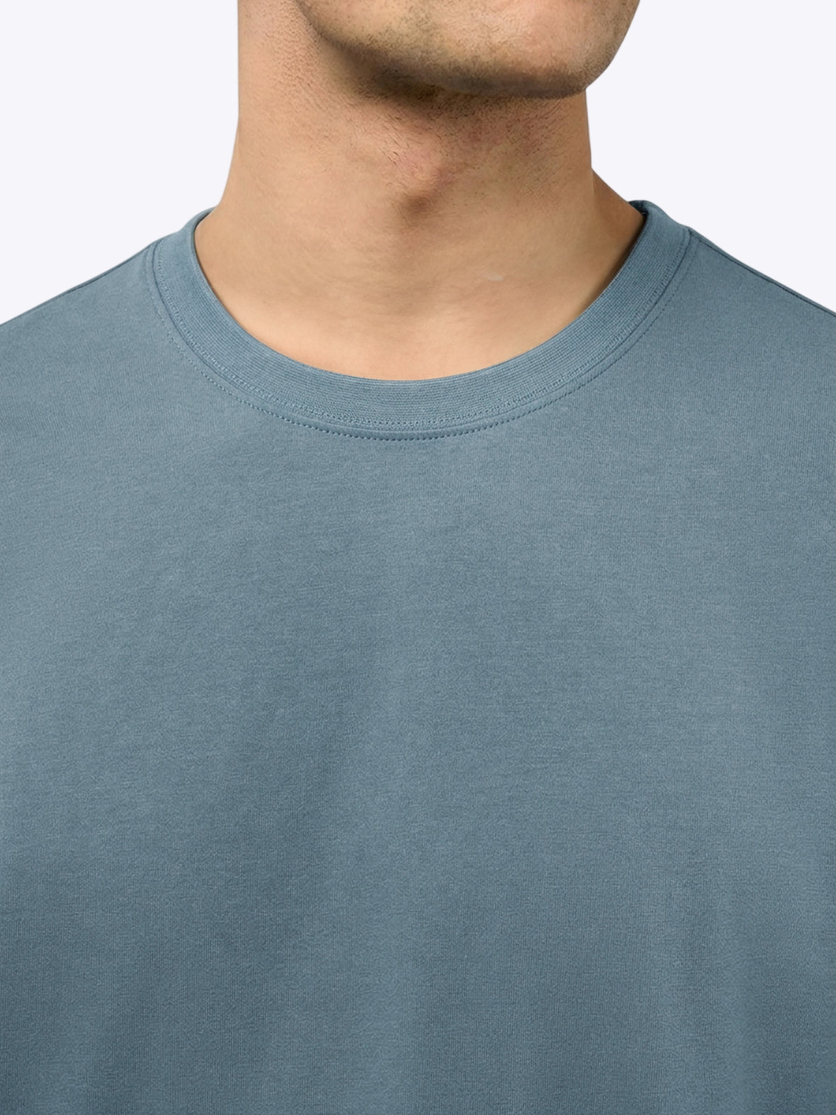 Featherlight Pima Tee | Naples Blue Signature-fit