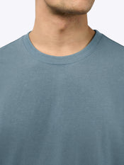 Featherlight Pima Tee | Naples Blue Signature-fit