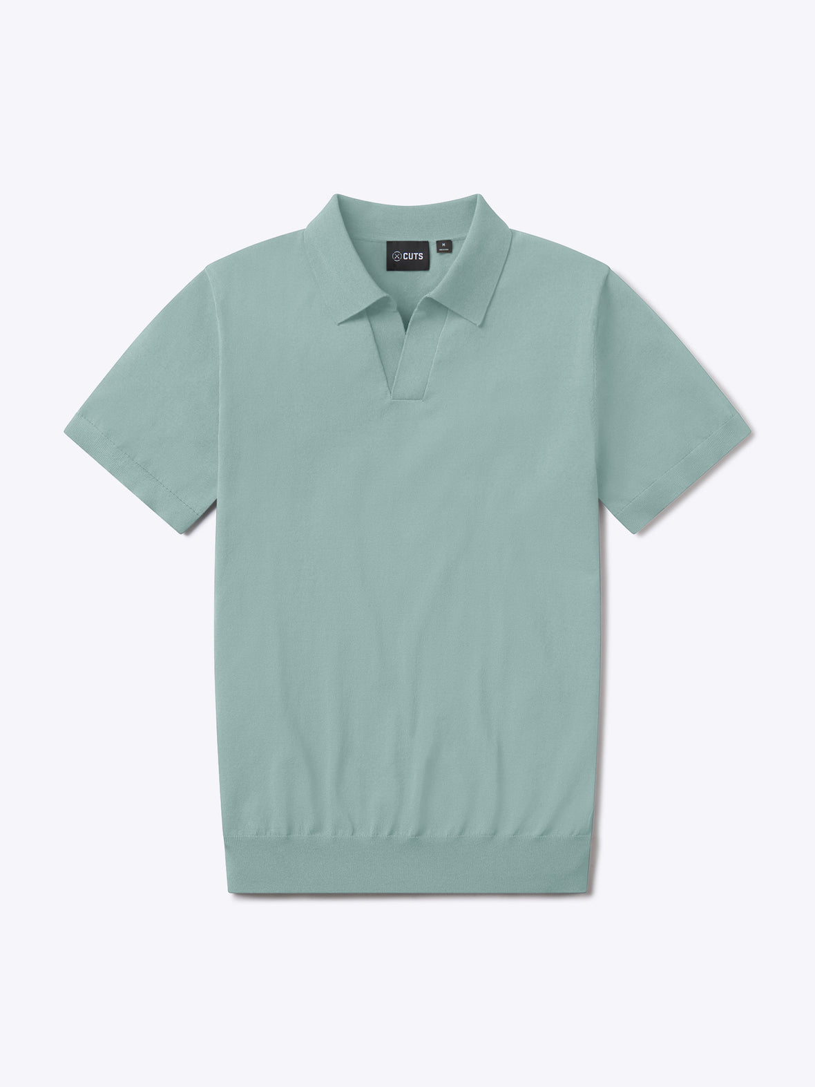 Riviera Knit Polo | Stormy Sea Signature-Fit