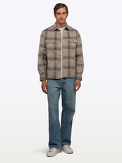 District Heavyweight Overshirt | Nimbus Plaid Classic-Fit